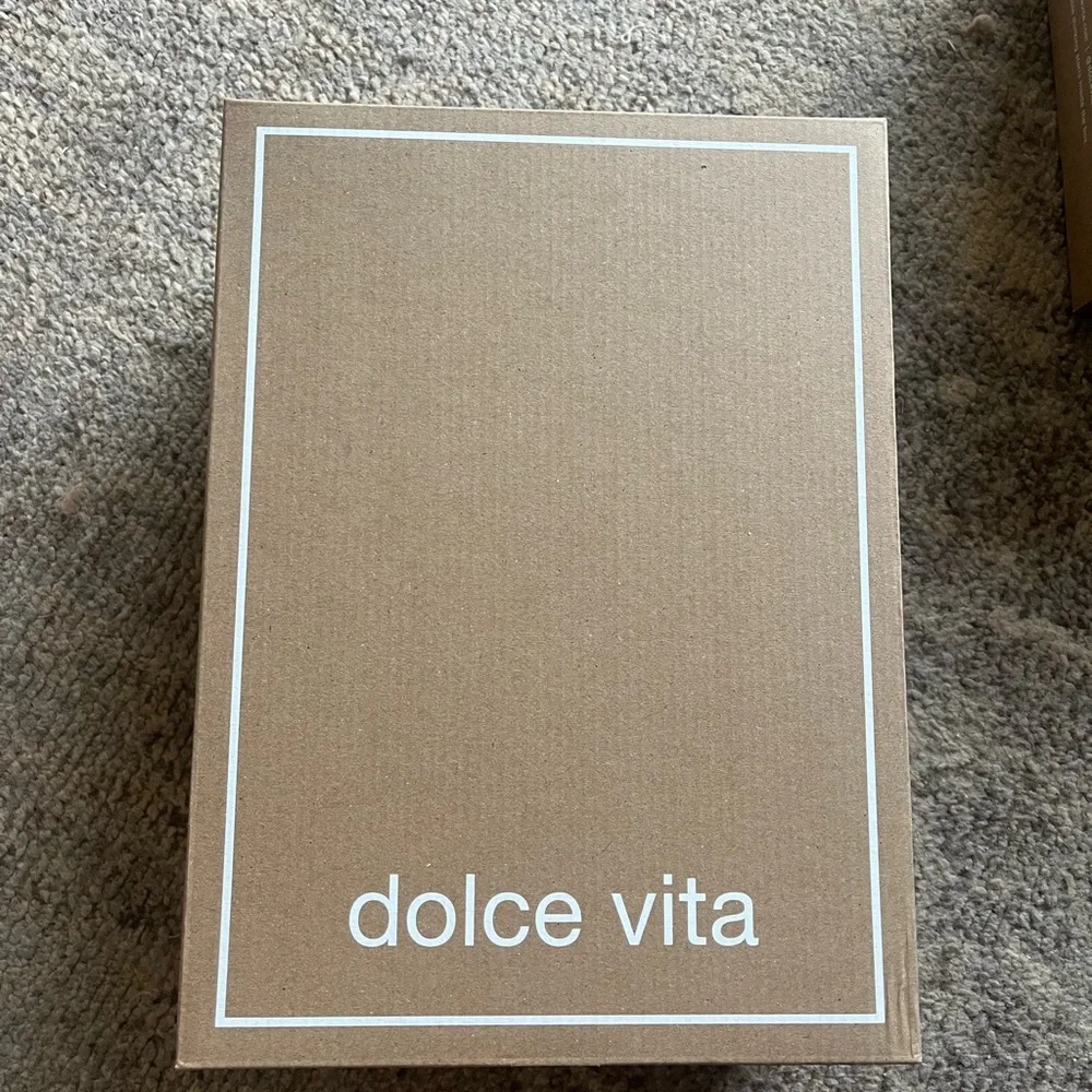 NWT Dolce Vita Chera Women's Black Slingback Sandals Size 9 Wedge‎ Platform